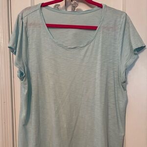 Lilly Pulitzer Green Relaxed Short Sleeve Etta top